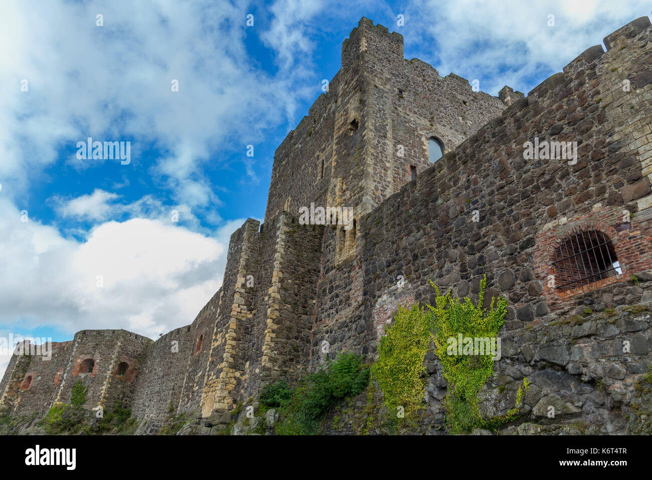 Castello di Carrickfergus, Norman castello irlandese in Irlanda del Nord. Foto Stock