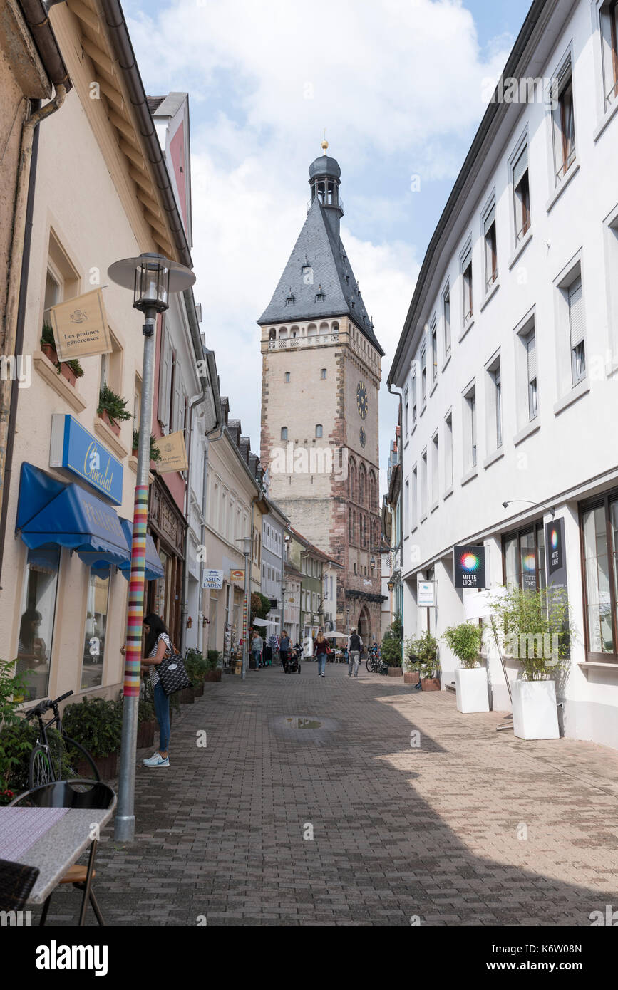 Speyer, GER, Rheinland-Pfalz - Settembre 02, Speyer. Im Bild: Altpörtel von Dienstleiten. Foto Stock