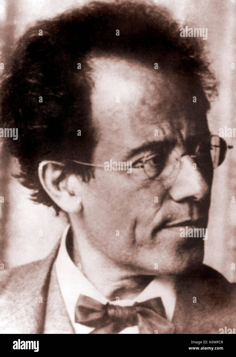 Gustav Mahler ritratto, c.1908. Il compositore austriaco, 1860-1911 Foto Stock