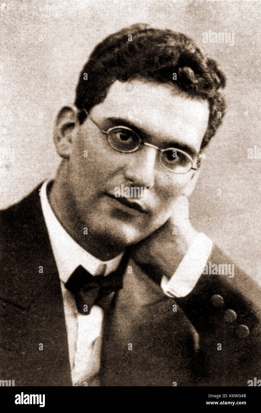 Otto Klemperer - Ritratto del conduttore tedesco e compositore, fotografia scattata poco prima della prima guerra mondiale I. 14 Maggio 1885 - 6 luglio 1973. Foto Stock