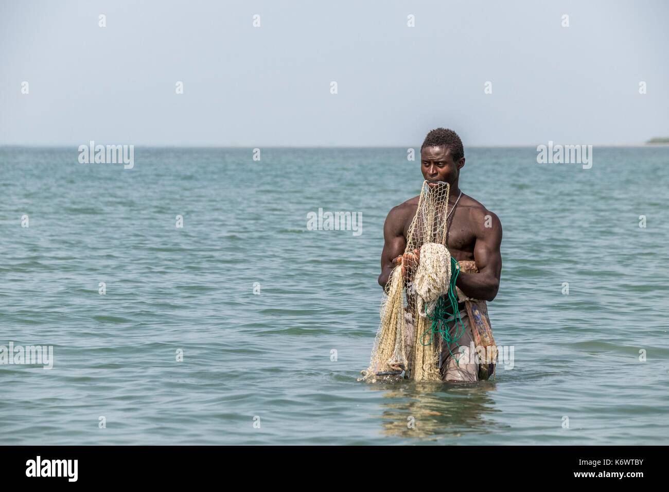 Guinee Bissau, arcipelago Bijagos elencati come si Riserva Biosfera dall'UNESCO, Orango island, il parco nazionale di Orango Foto Stock