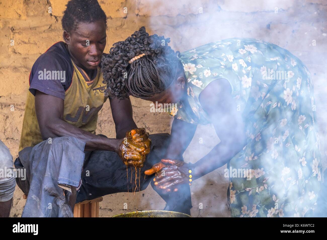 Guinee Bissau, arcipelago Bijagos elencati come si Riserva Biosfera dall'UNESCO, Orango island, il parco nazionale di Orango Foto Stock