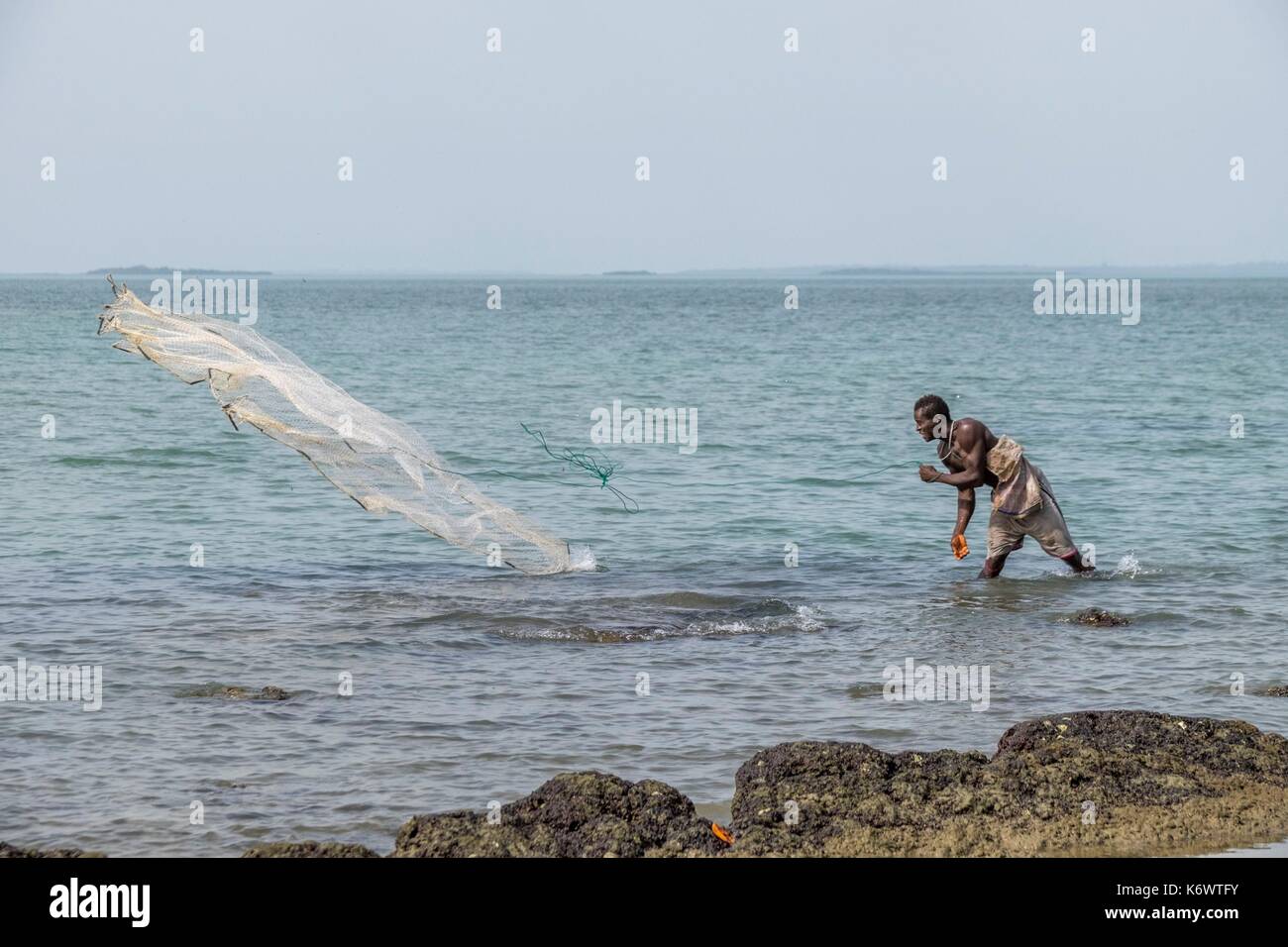 Guinee Bissau, arcipelago Bijagos elencati come si Riserva Biosfera dall'UNESCO, Orango island, il parco nazionale di Orango Foto Stock