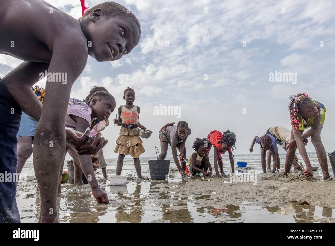 Guinee Bissau, arcipelago Bijagos elencati come si Riserva Biosfera dall'UNESCO, Orango island, il parco nazionale di Orango Foto Stock