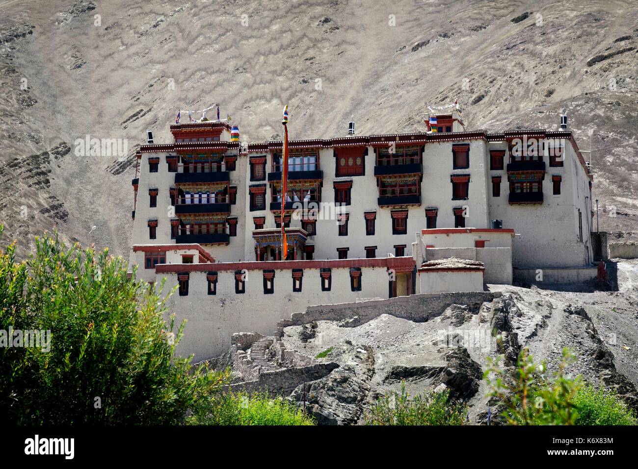 India, dello Stato del Jammu e Kashmir, Himalaya, Ladakh, Indus Valle, Stok palace Foto Stock