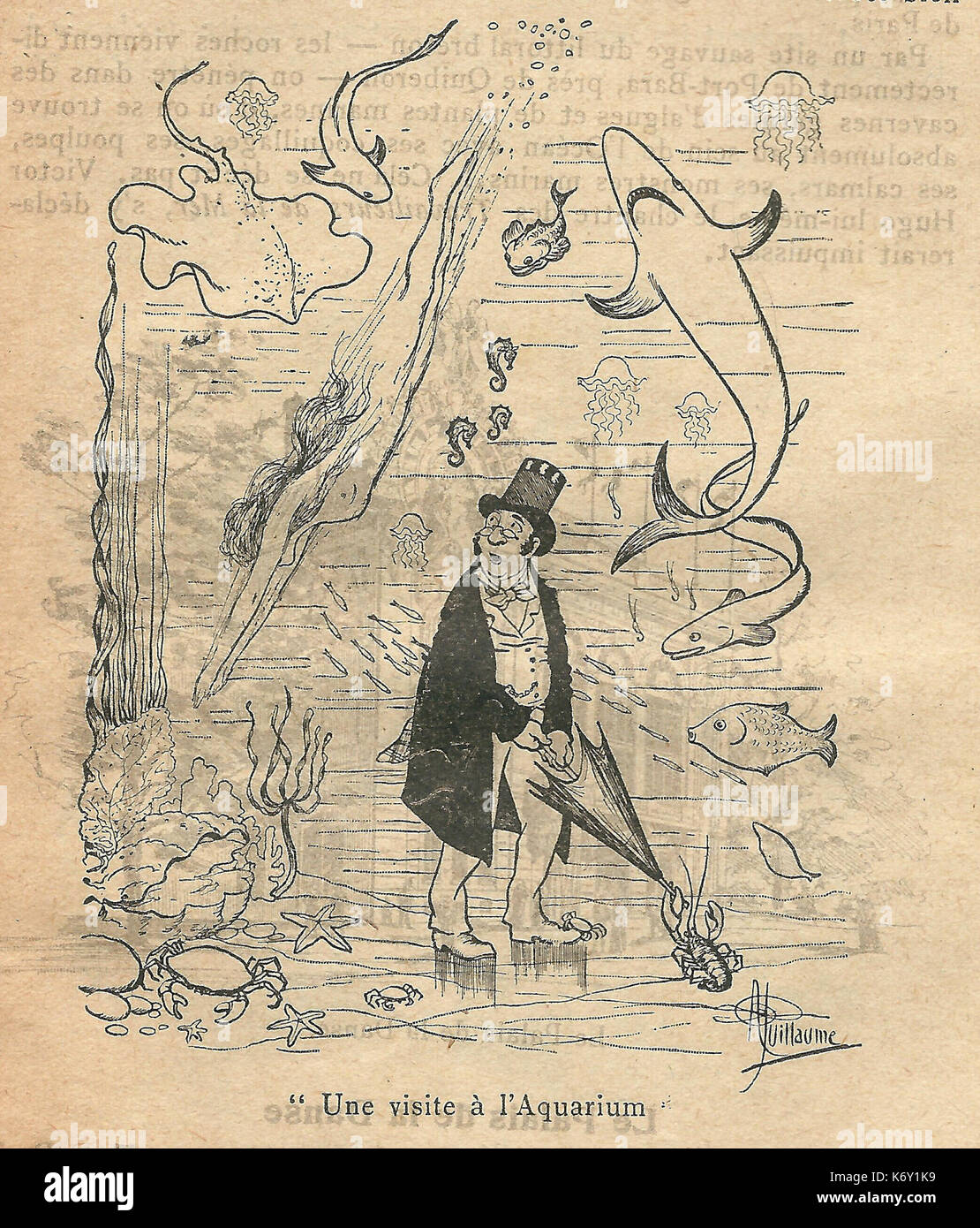 Expo 1900 attrazione l'Aquarium de Paris 2 Foto Stock