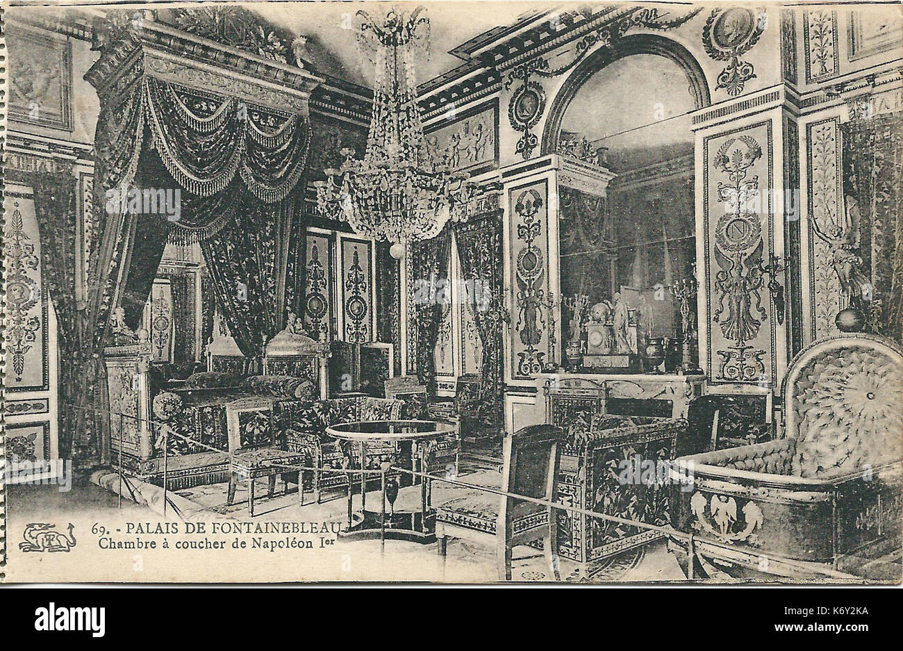 Fontainebleau FR 75 CPA 1912 La Salamandre a10 Foto Stock