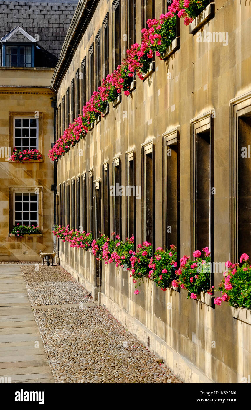 Peterhouse College, Università di Cambridge, Inghilterra Foto Stock