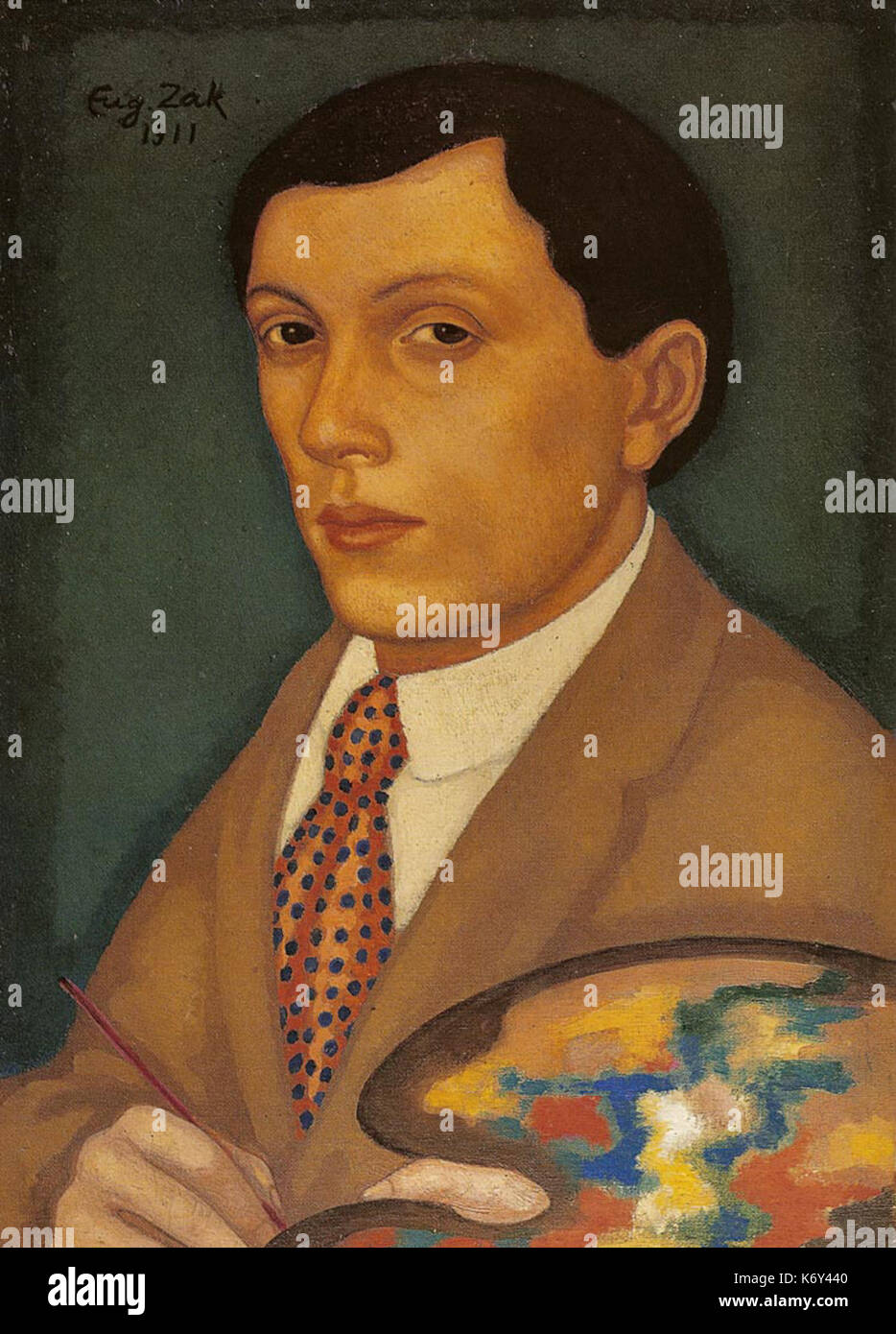 Eugeniusz Zak Autoportret 1911 Foto Stock