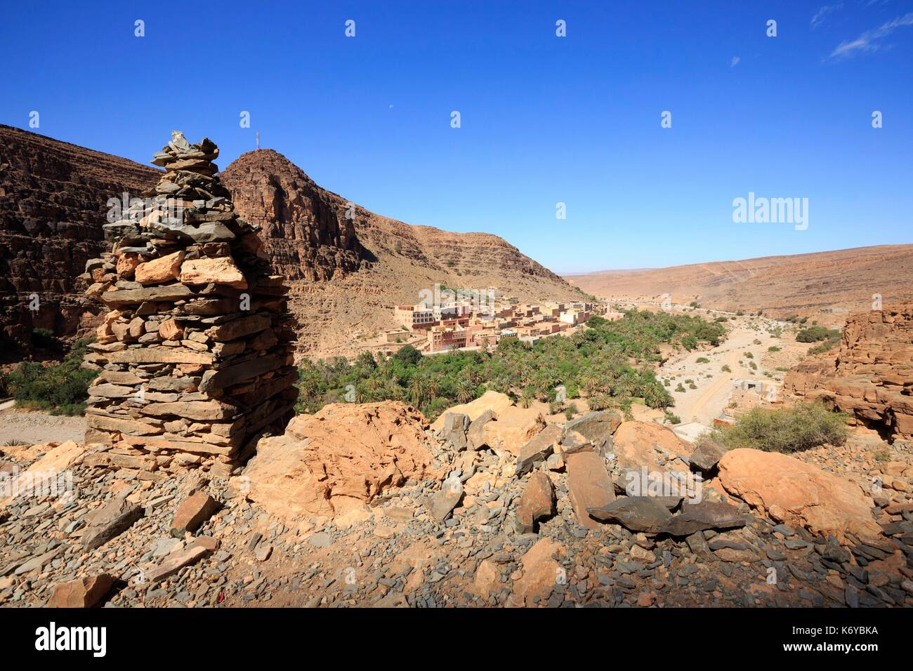 Il Marocco, Anti Atlas, Souss Massa regione, Tiznit Provincia, Amtoudi Foto Stock