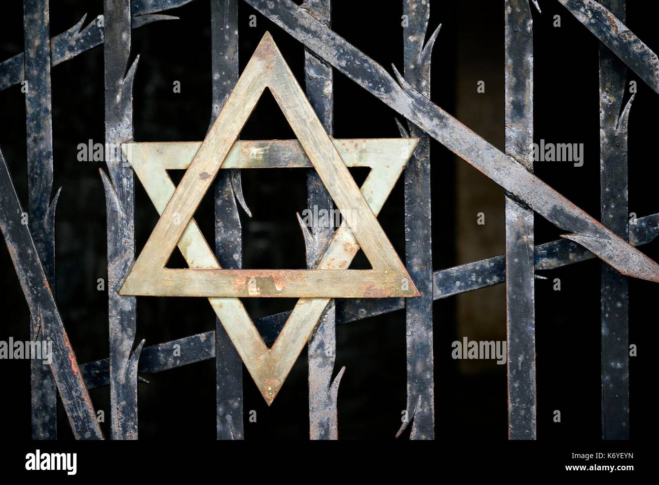 In Germania, in Baviera, Monaco di Baviera (MŸnchen), il campo di concentramento di Dachau Memorial Foto Stock