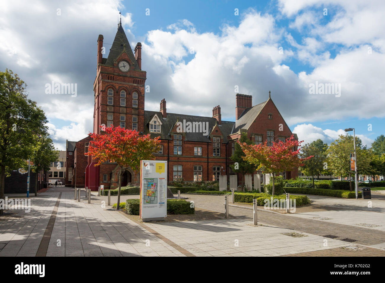 Ex Collegio Tecnico Edificio costruito 1875 ora facente parte dell'università di Teesside Foto Stock