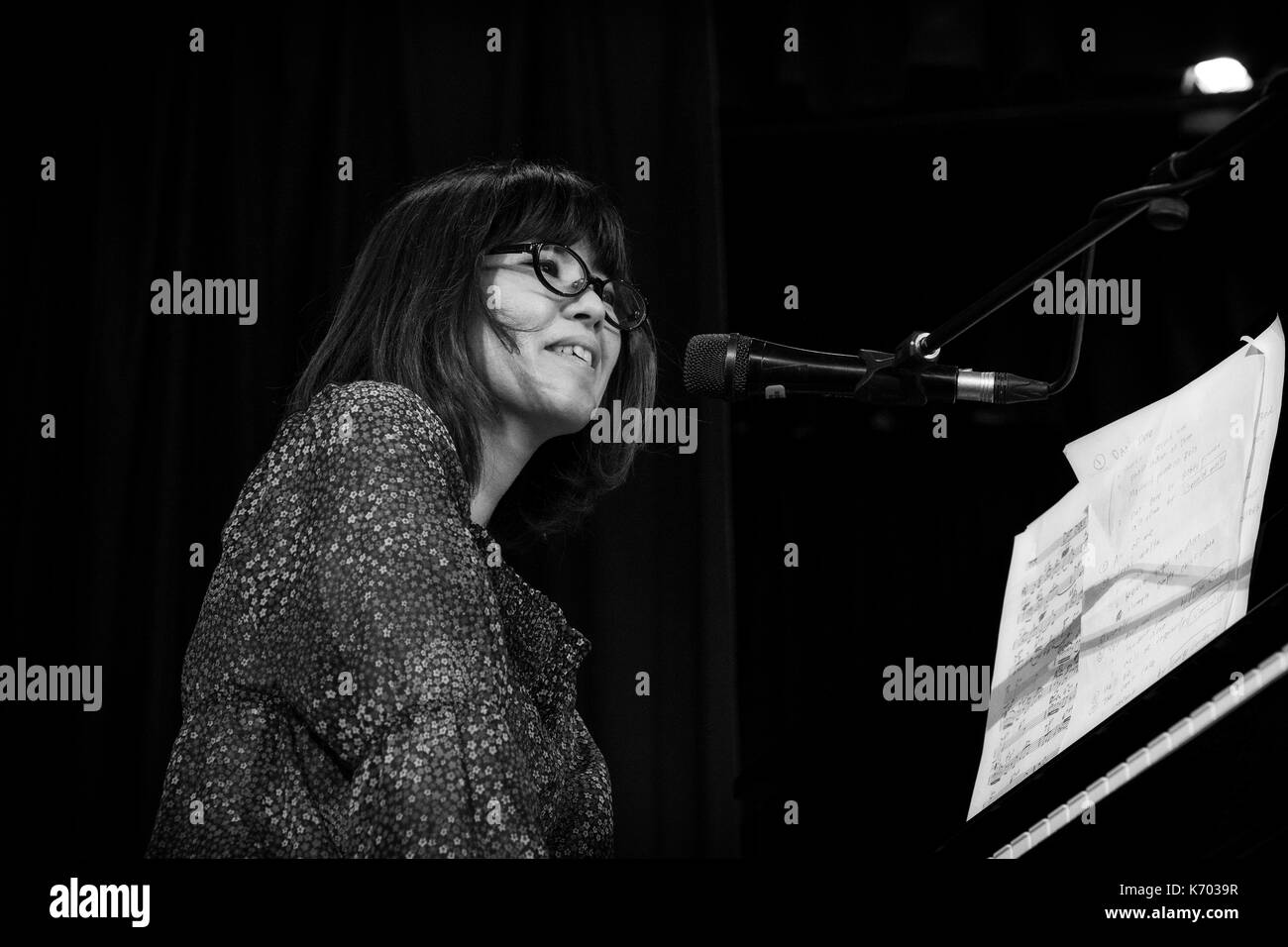 Atsuko Shimada e Trio al Brecon Jazz Festival 2017 Foto Stock