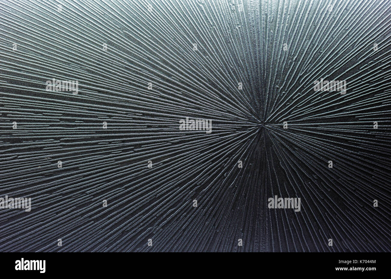 Abstract sfondo nero con radiale e linee Foto Stock