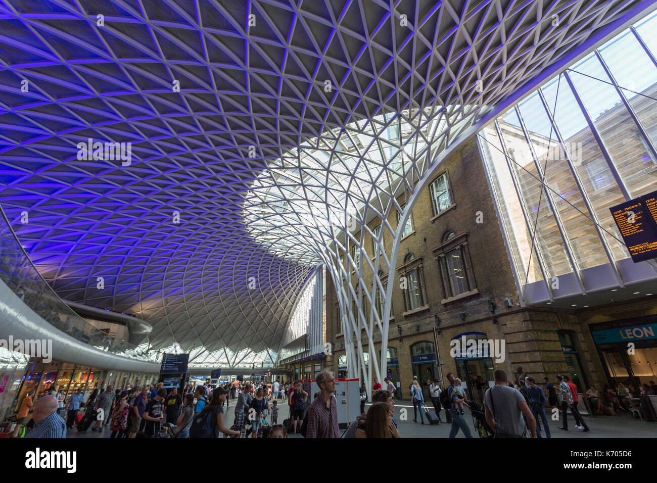 Stazione di King Cross, London, Regno Unito Foto Stock