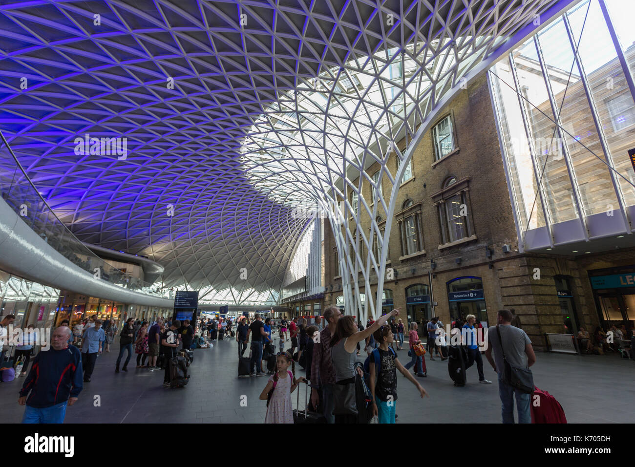 Stazione di King Cross, London, Regno Unito Foto Stock