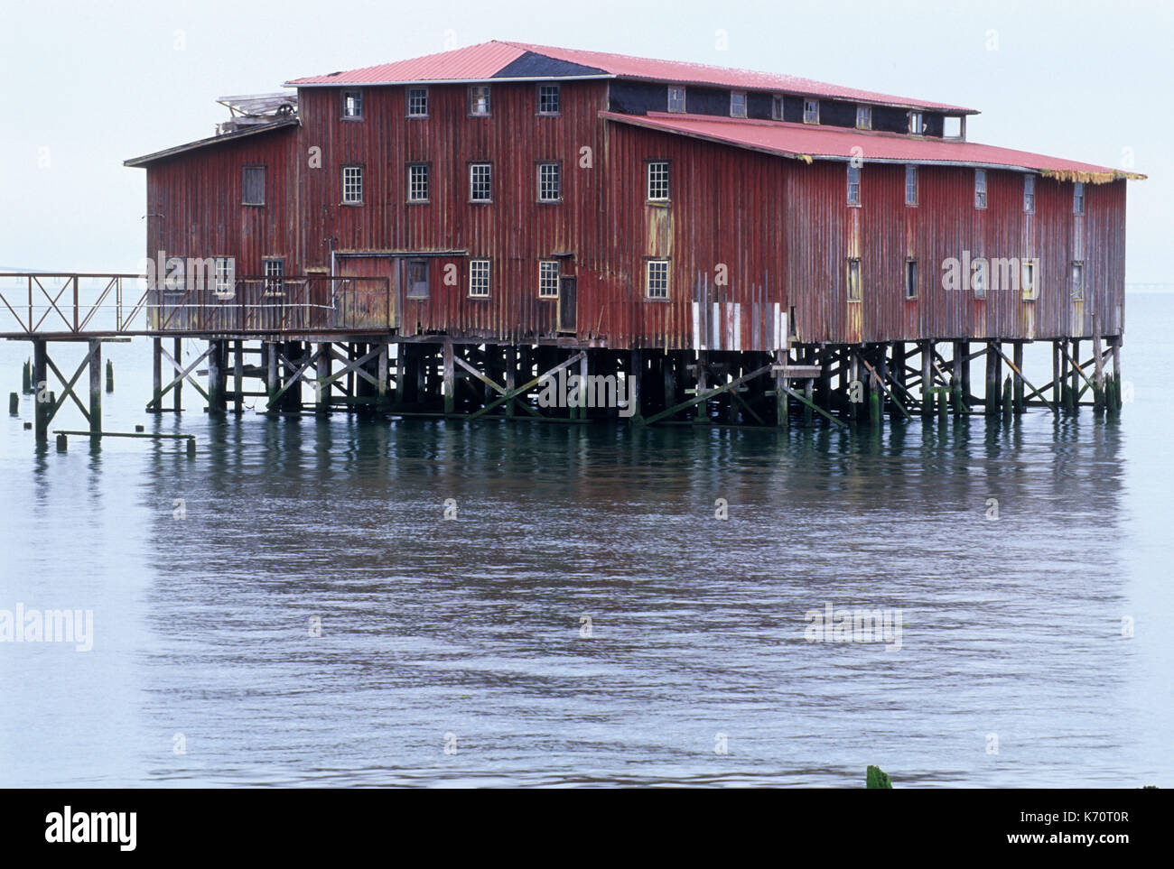 Unione pescatore cooperativa Net Loft, Astoria, Oregon Foto Stock