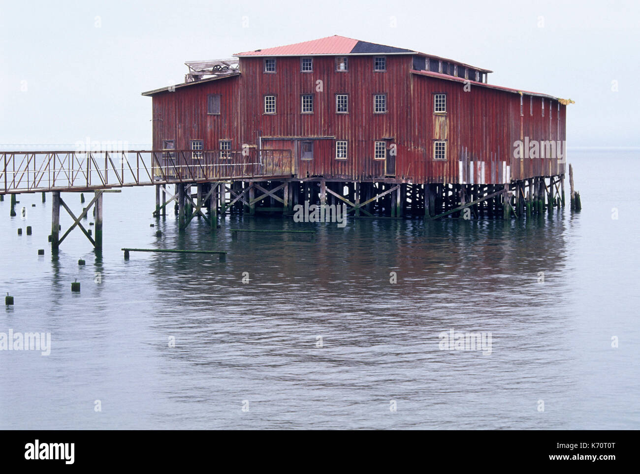 Unione pescatore cooperativa Net Loft, Astoria, Oregon Foto Stock