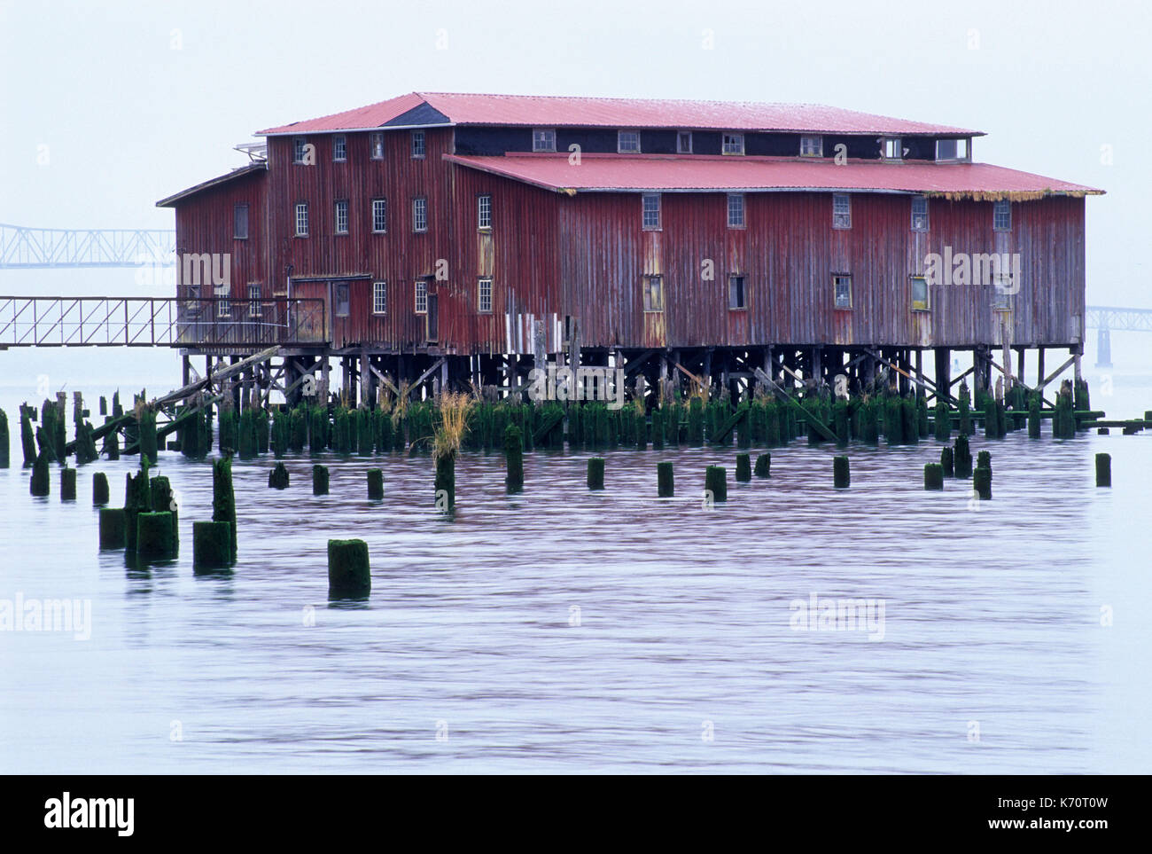 Unione pescatore cooperativa Net Loft, Astoria, Oregon Foto Stock