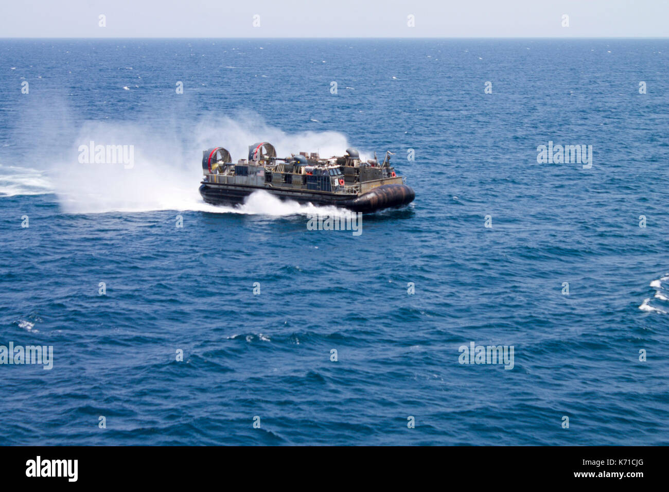 Landing Craft cuscino d'aria Foto Stock
