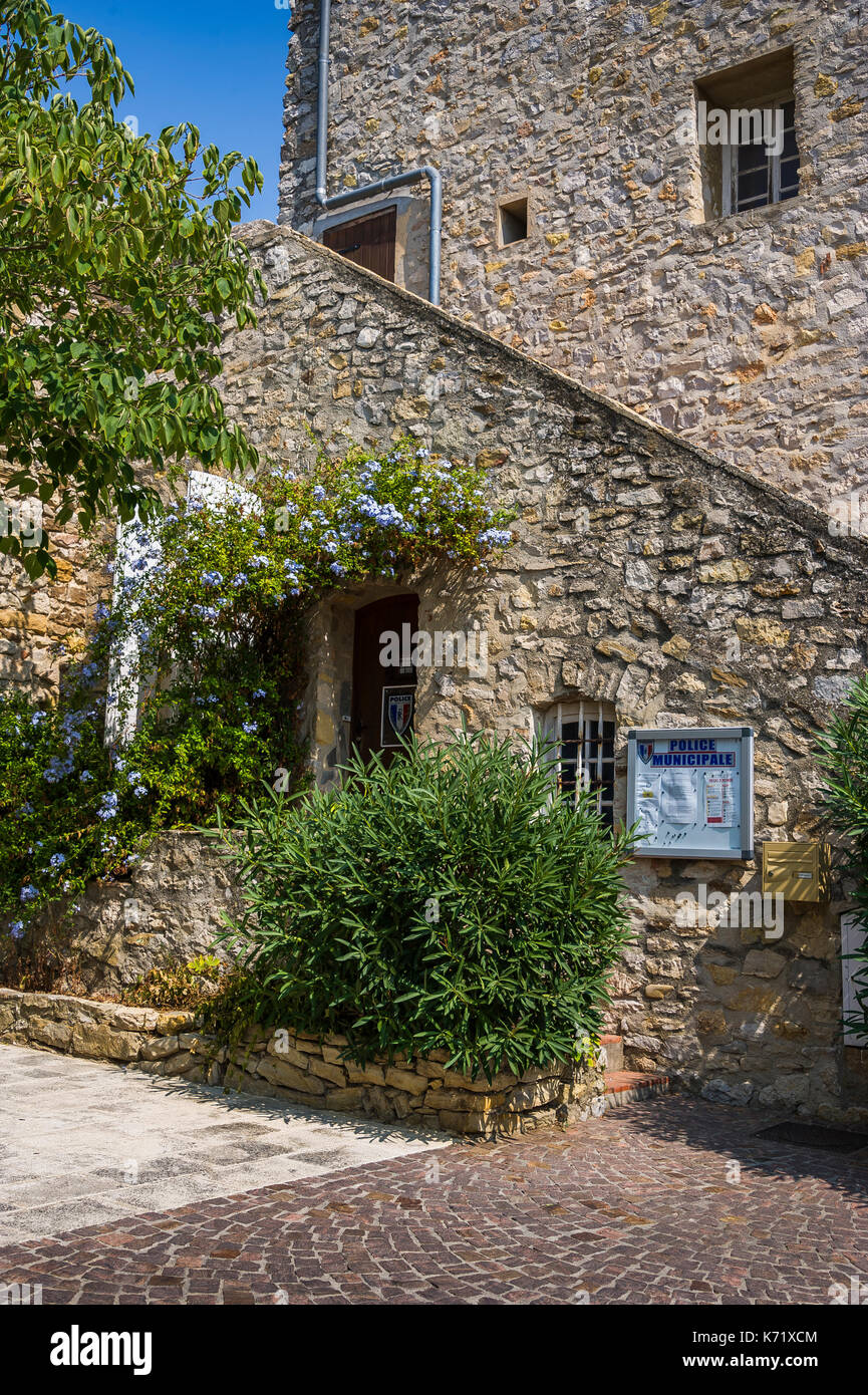 VILLAGGIO MEDIEVALE DU CASTELLET, VAR 83 FRANCIA Foto Stock