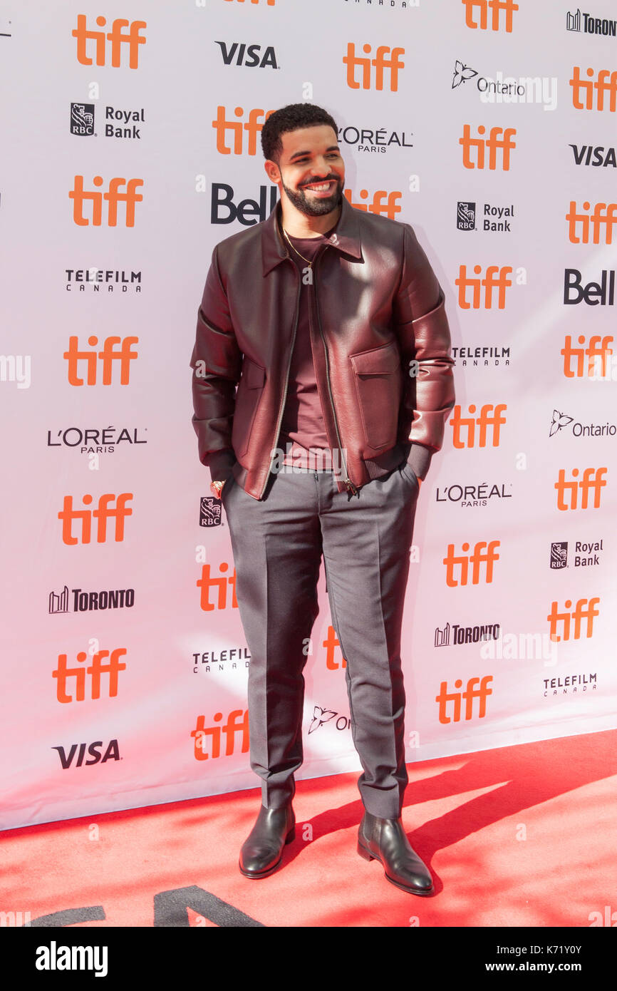 Drake al premier di carter effetto durante il tiff2017 Foto Stock
