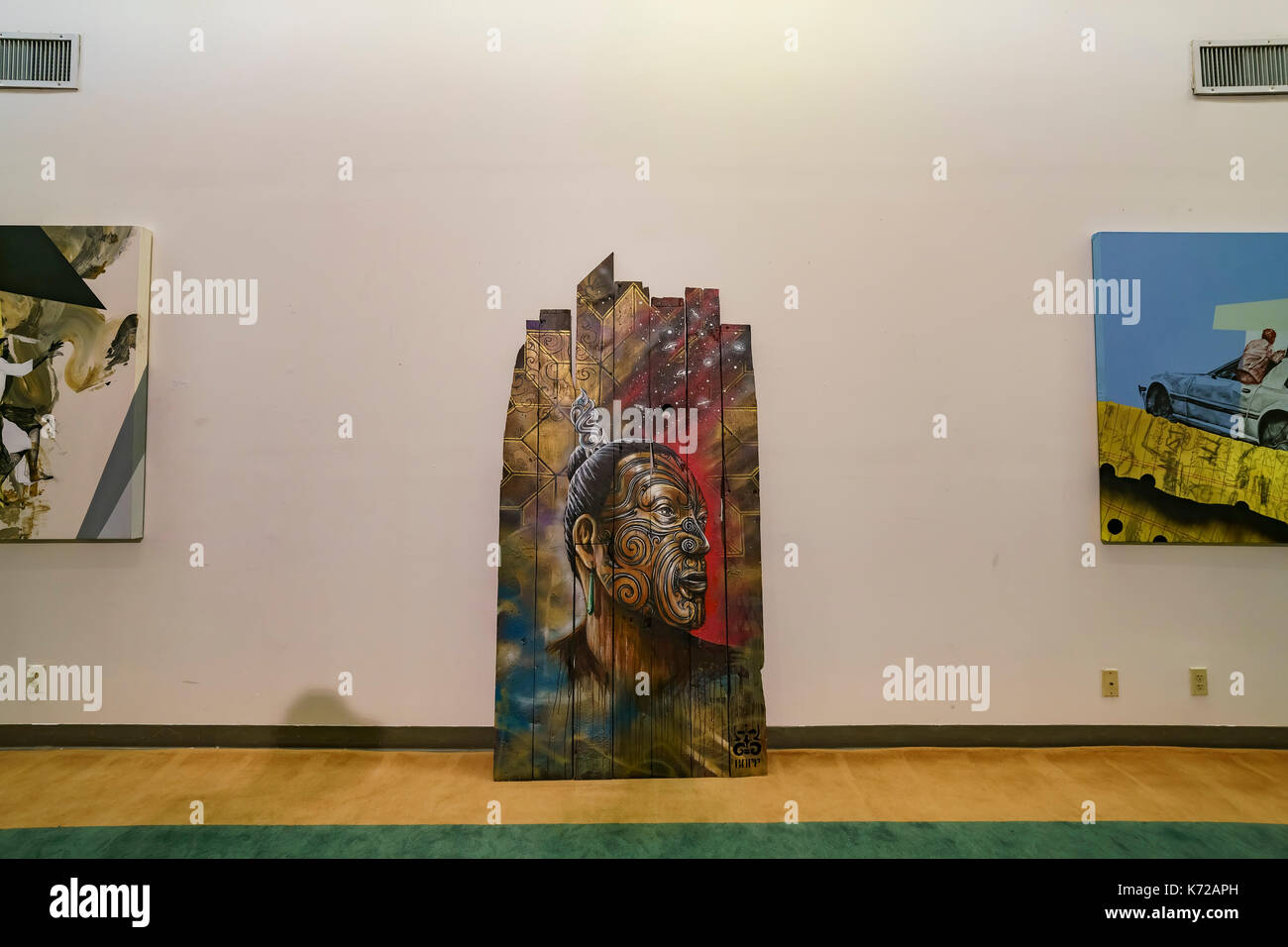 Los Angeles, Stati Uniti d'America. Xiv Sep, 2017. vista interna di una galleria del famoso centro di Los Angeles arte a piedi il Sep 14, 2017 a Los Angeles, california credit: kit chon leong/alamy live news Foto Stock