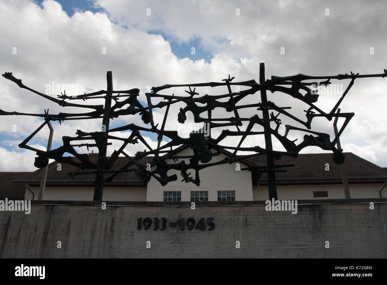 International memoriale del campo di concentramento di Dachau Foto Stock