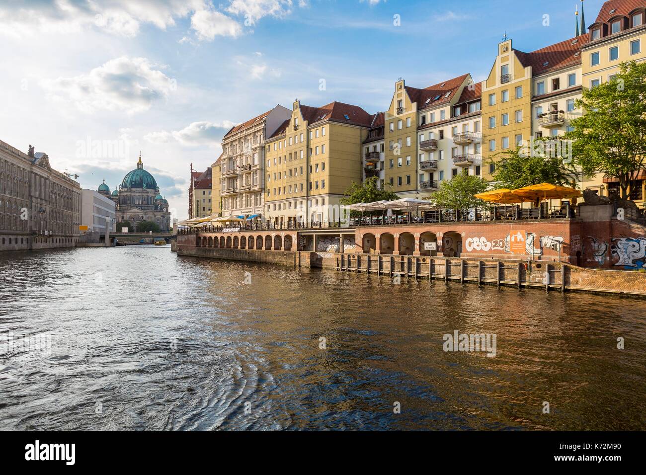 Germania Berlino, Berlino Est, distretto Nikolai sulla Sprea Foto Stock