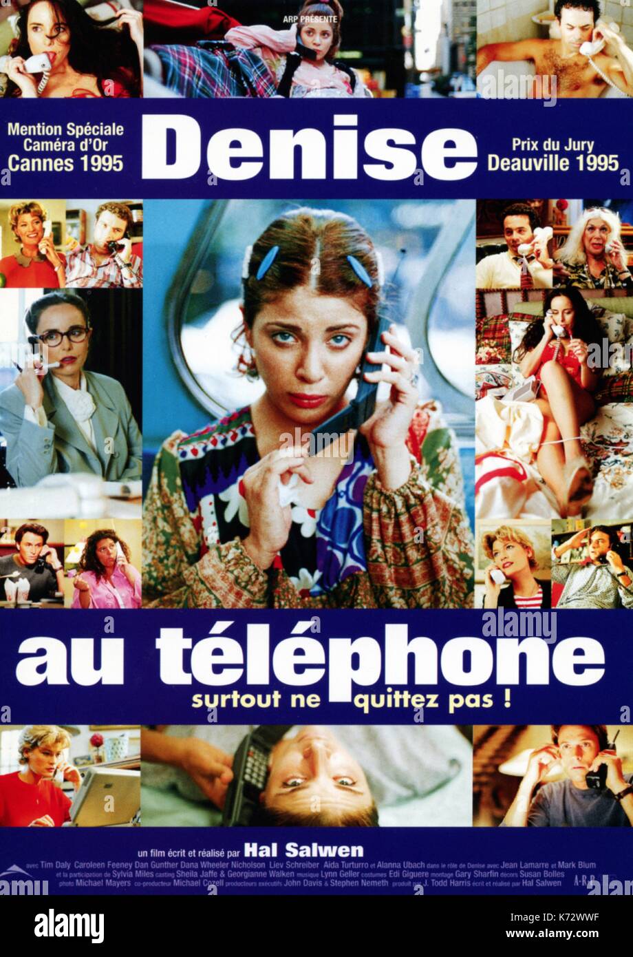 Denise Calls Up Year : 1995 Usa Director : Hal Salwen Alanna Ubach Movie Poster (Fr) . È vietato riprodurre la fotografia in un contesto di promozione del film. Deve essere accreditata alla Società del Film e/o al fotografo assegnato da o autorizzato da/autorizzato sul set dalla Società del Film. Limitato All'Uso Editoriale. Photo12 non concede i diritti di pubblicità delle persone rappresentate. Foto Stock