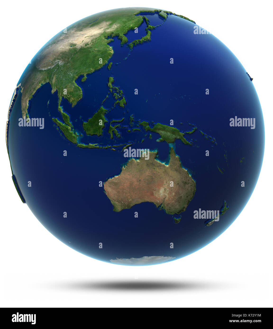 Sud-est asiatico e in Oceania il rendering 3D Foto Stock