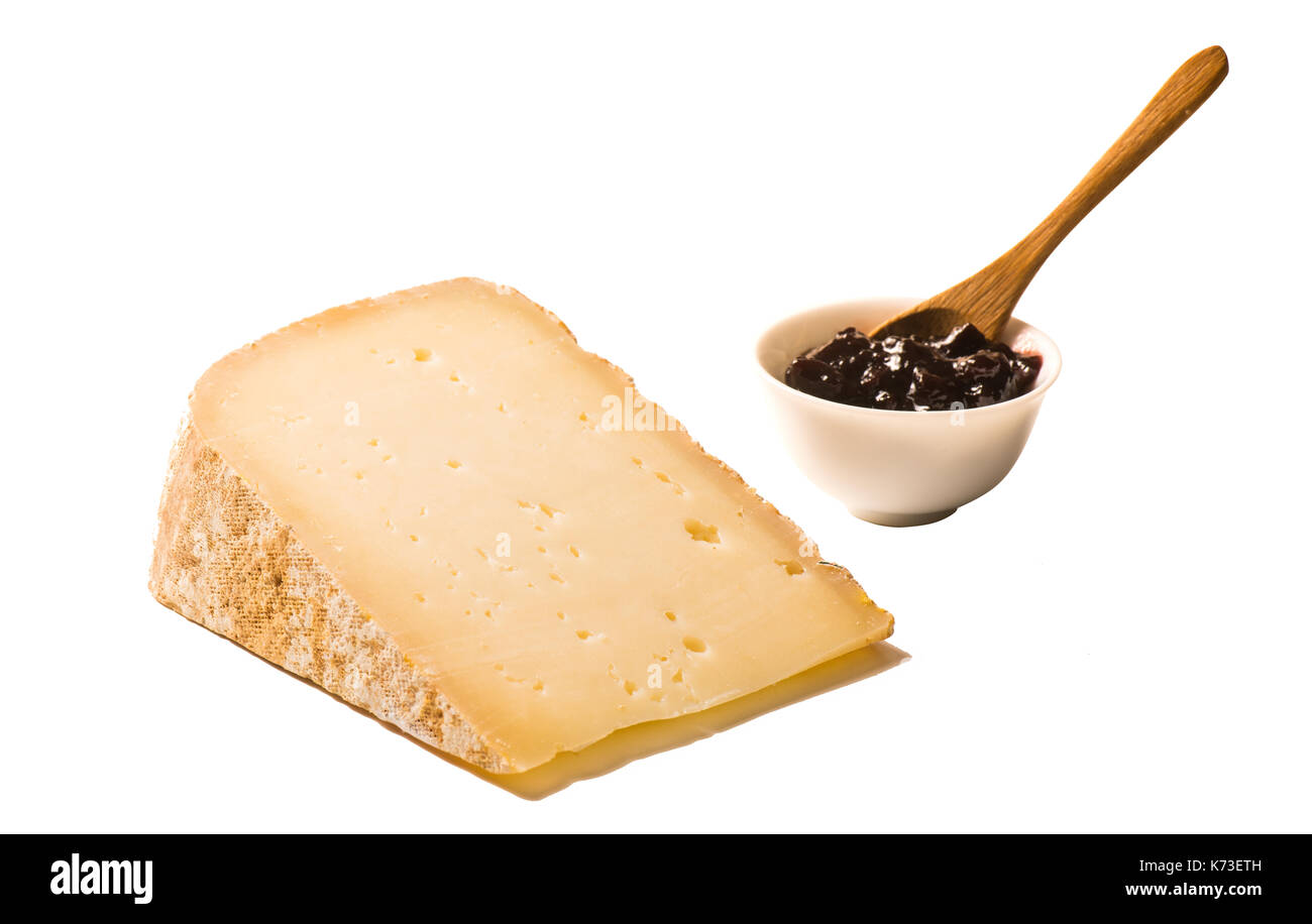 Ossau Iraty-, formaggio francese, Pirenei, Francia Foto Stock