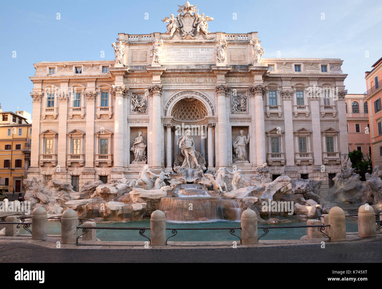 Fontana di Trevi, Roma, Italia, piazza di Trevi, l'Europa, luogo famoso Foto Stock