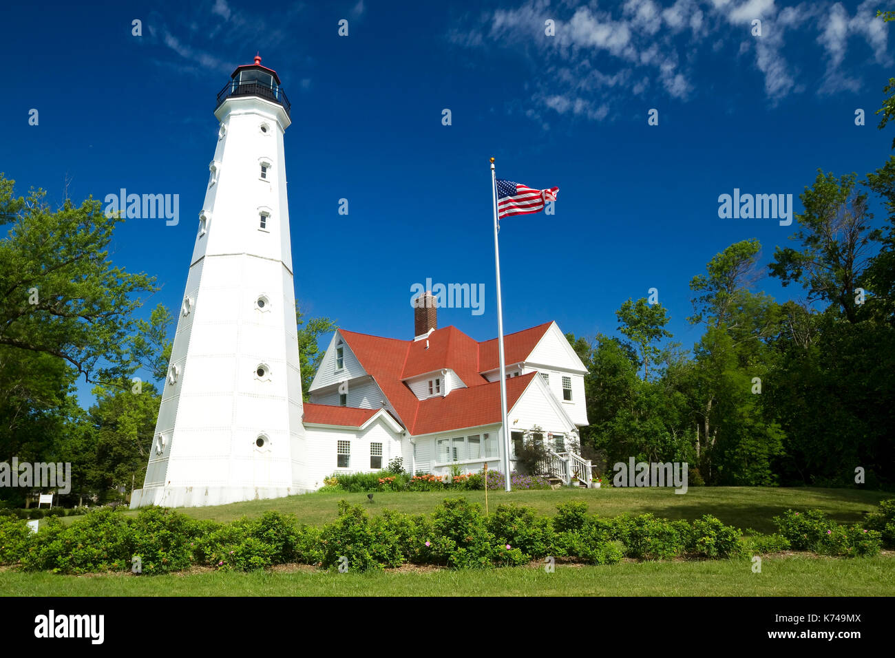 North Point Lighthouse Foto Stock
