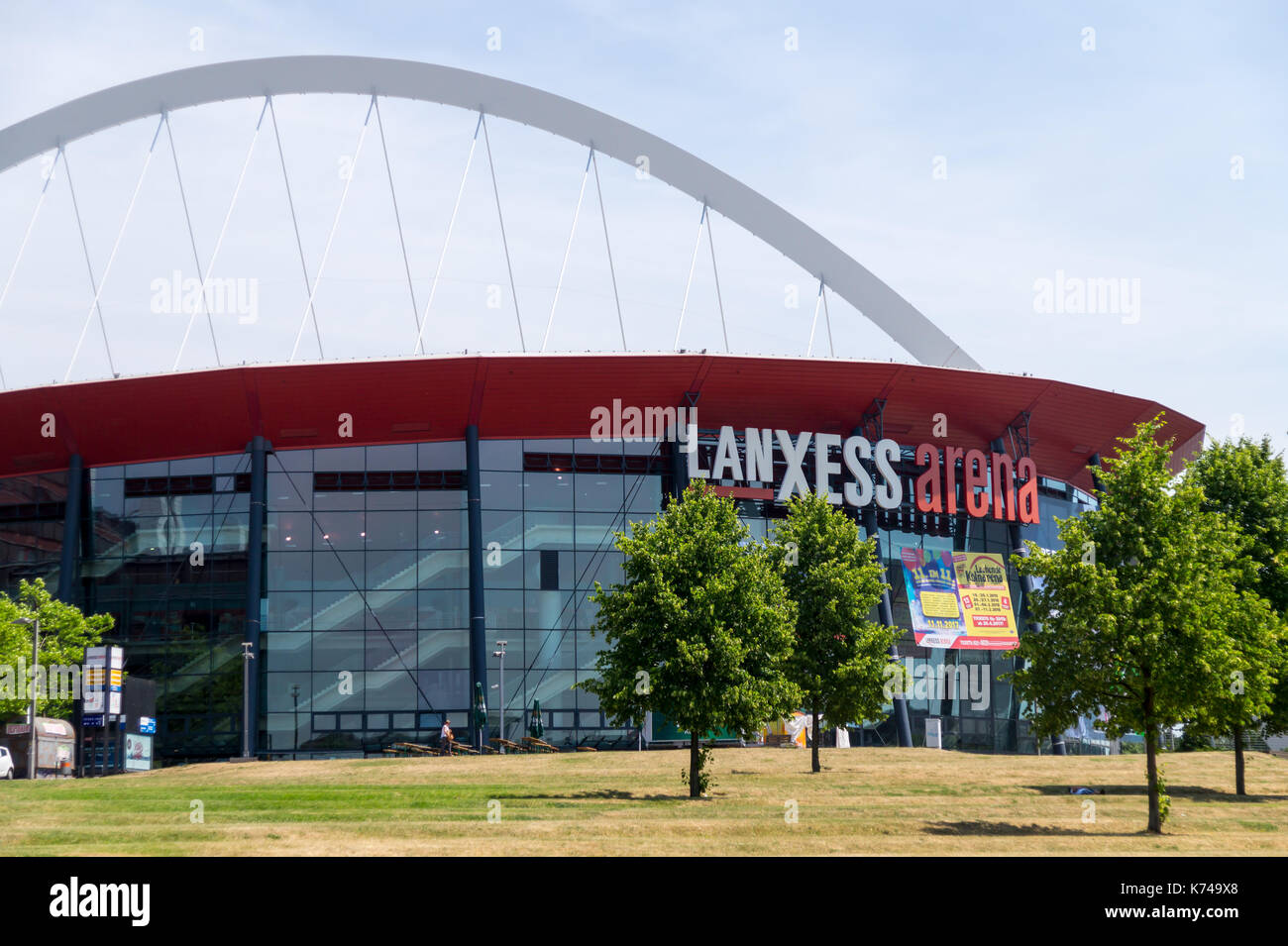 Colonia, Germania - 4 luglio 2017: Lanxess Arena Foto Stock