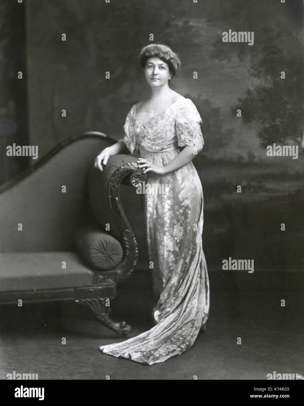 Ellen Axson Wilson, prima moglie del Presidente Woodrow Wilson, ventottesimo Presidente degli Stati Uniti Foto Stock