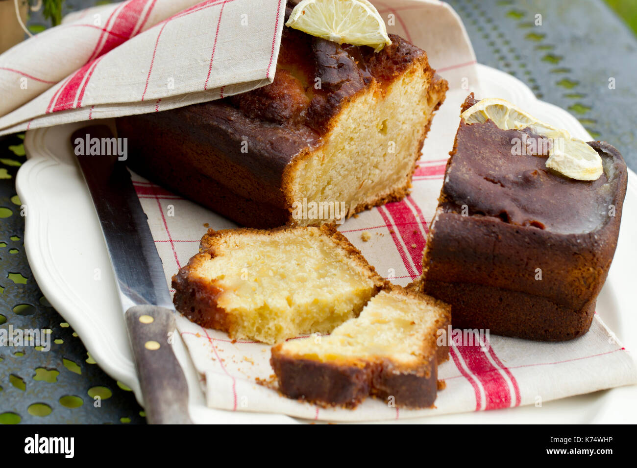 Dolce : Torta al limone Foto Stock