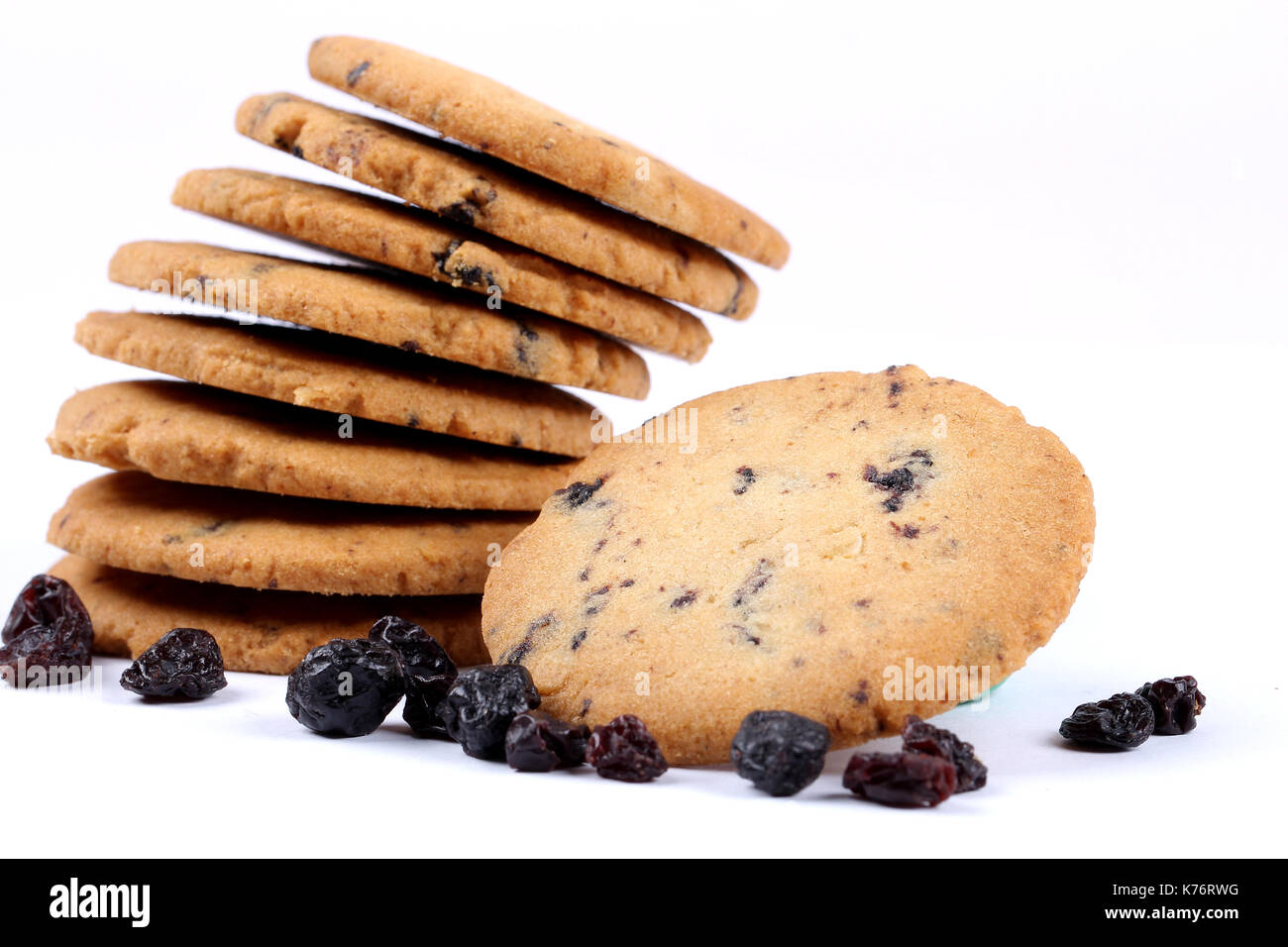 Mirtillo i cookie con mirtillo, berry cookie I cookie Foto Stock