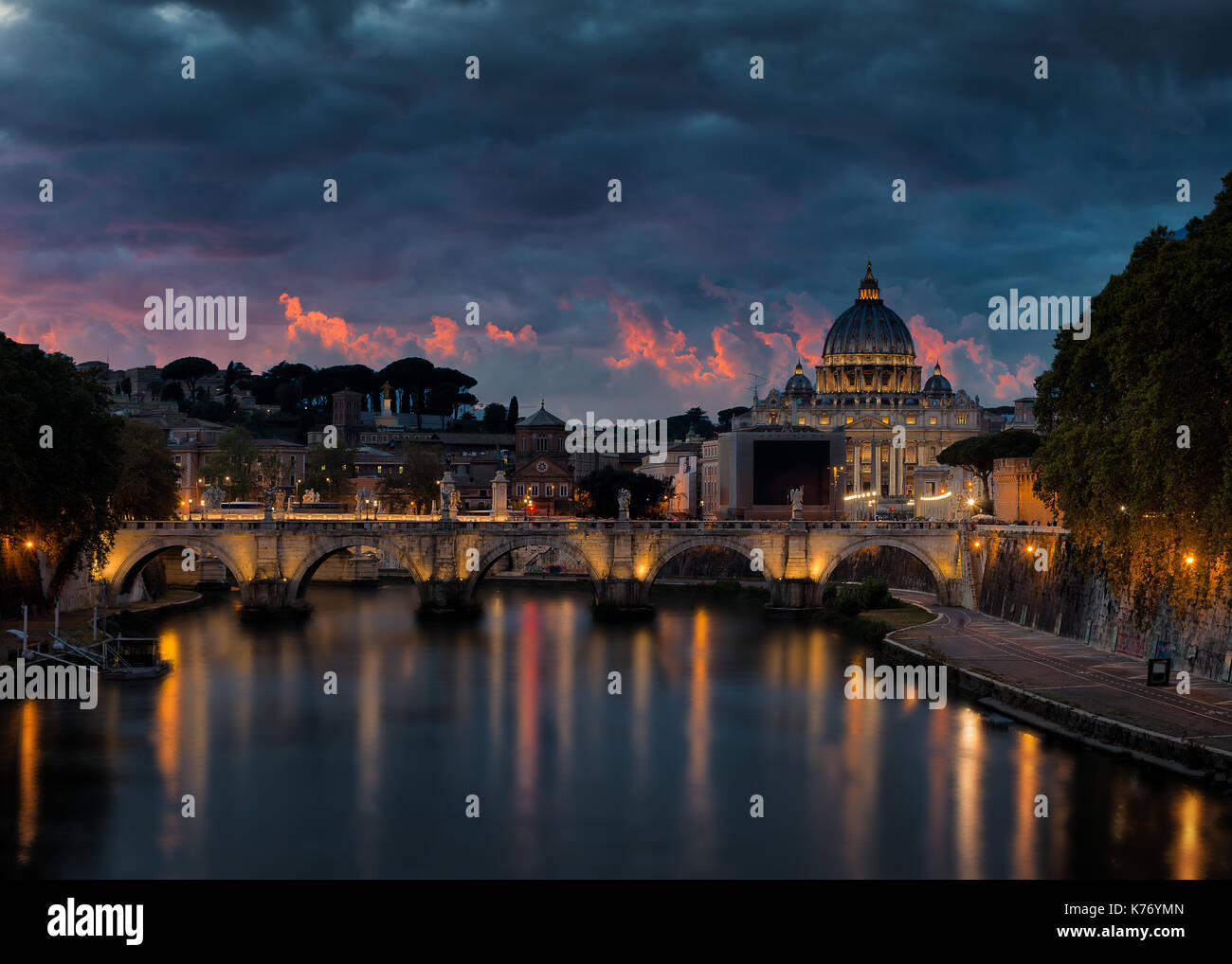 Visualizzazione classica in Roma Foto Stock