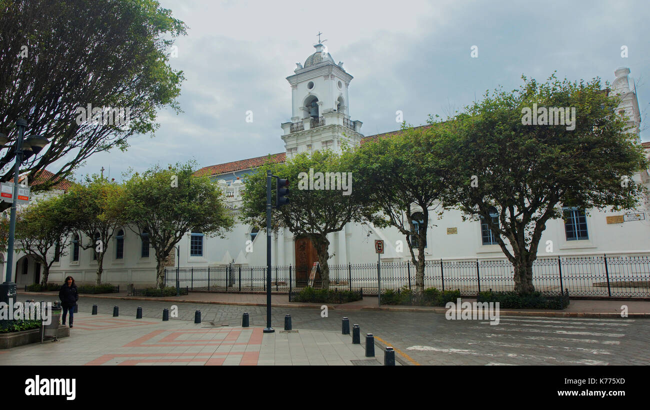 Vista sulla Chiesa del Sagrario o sull'antica Cattedrale di Cuenca Foto Stock