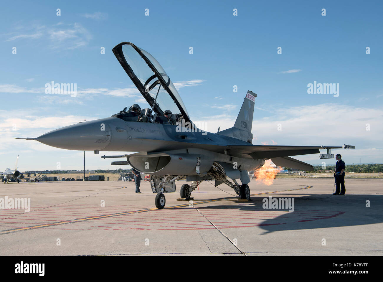 F-16 Fighting Falcon Foto Stock