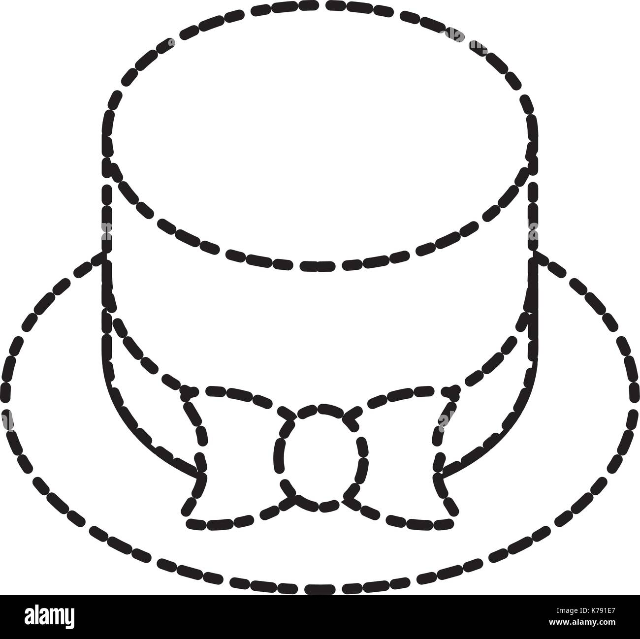 Donne vintage hat Illustrazione Vettoriale