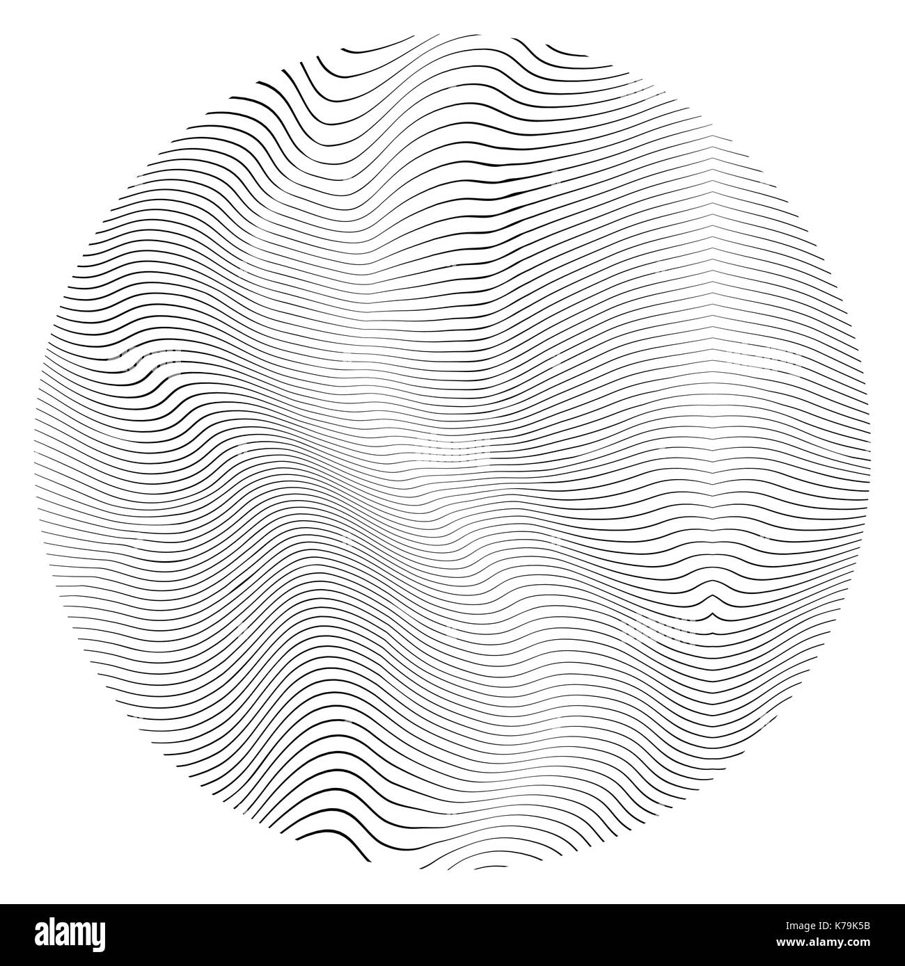 Distress tessitura circolare Illustrazione Vettoriale