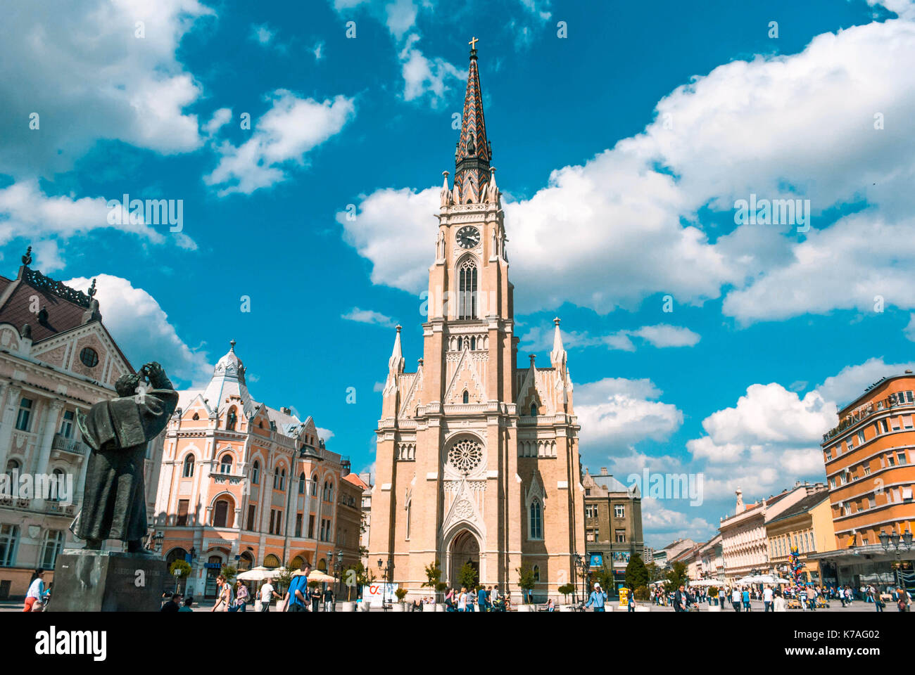 Cattedrale nel centro di Novi Sad Foto Stock