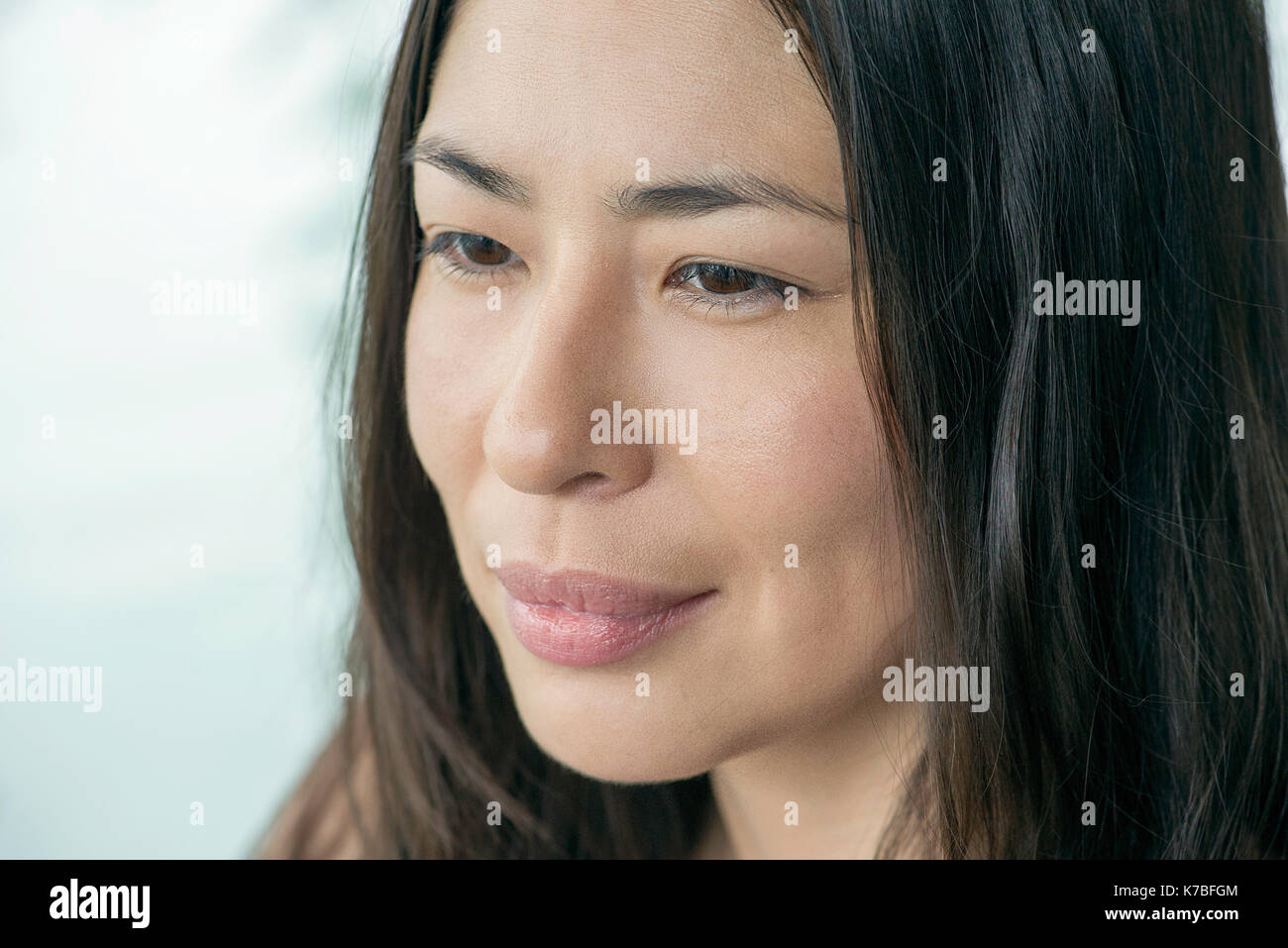 Donna asiatica, ritratto Foto Stock