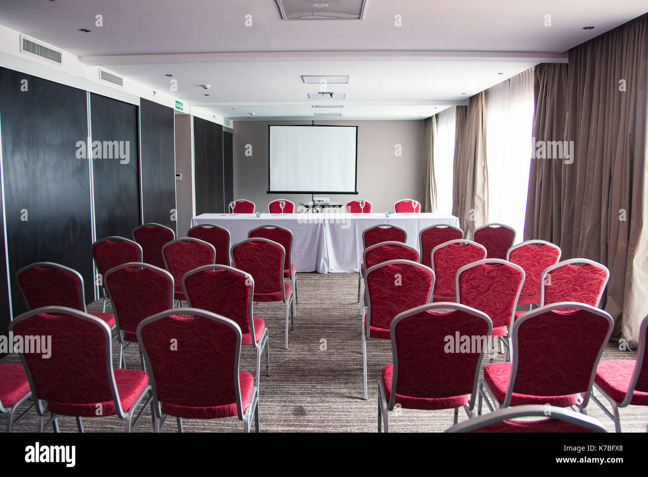 Svuotare la sala conferenze Foto Stock