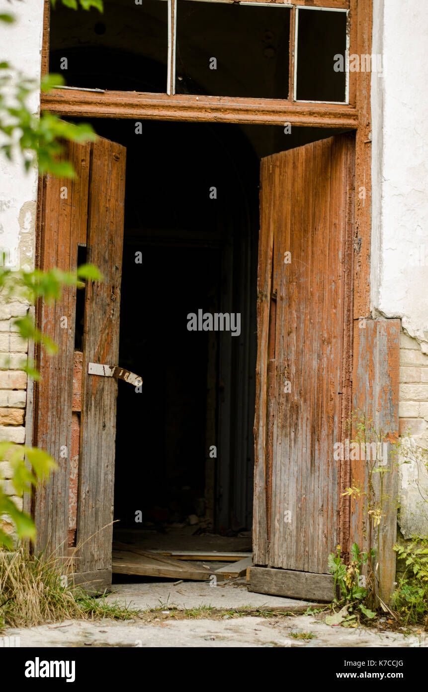 Antico mistero folle della porta Foto Stock