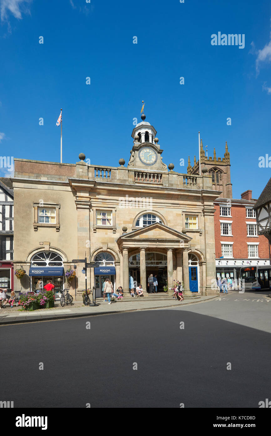 La Buttercross Ludlow Shropshire West Midlands England Regno Unito Foto Stock