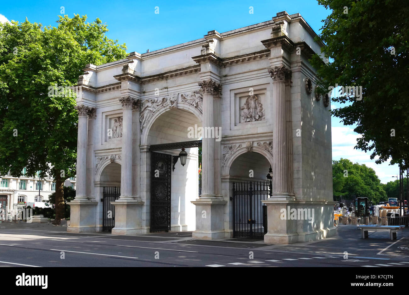 Il Marble Arch , Londra,Inghilterra. Foto Stock