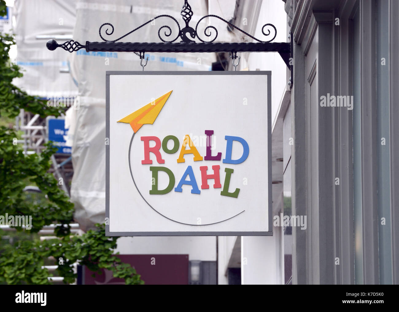 La Foto Deve Essere Accreditata ©Alpha Press 066465 25/05/2016 Roald Dahl Literary Estate Office On Seymour Place, Marylebone A Londra. Foto Stock